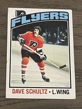 1976-77 Topps Dave Schultz #150 Philadelphia Flyers