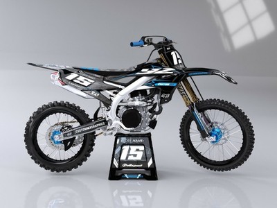 CustomMX: Grafik Kit passend für alle Yamaha YZ YZF WR WRF Modelle 85 12 250 450 426