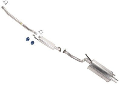 Weld On Muffler Resonator Exhaust for All Wheel Dv KIA Sorento 16-18 SX SXL 3.3L