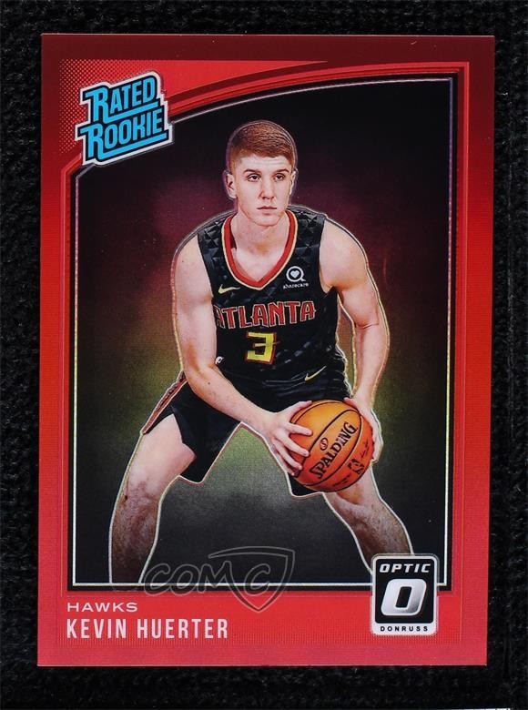 2018-19 Panini Donruss Optic Rated Rookie Red Prizm 36/99 Kevin Huerter #184 0c2