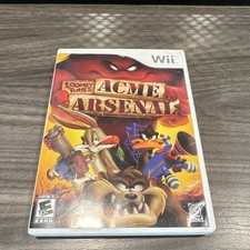 Looney Tunes Acme Arsenal Nintendo Wii Manual Included E10+ Rated NTSC-U/C