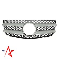 Sport Kühlergrill Schwarz Silber passt für 2012-2015 Mercedes GLK X204 Facelift Sport Kühlergrill Schwarz Silber passt für 2012-2015 Mercedes GLK X204 Facelift
