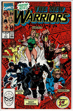 Marvel The NEW WARRIORS #1 2 1990 Kid Nova Night Thrasher in great condition!