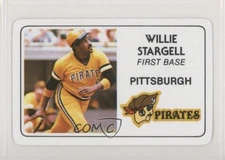 1981 Perma-Graphics/Topps Credit Cards Willie Stargell #014 HOF