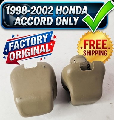  OEM 1998-2002 Honda Accord Sun Visor Clips Tan   FREE SHIPPING  