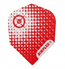 Harrows Red White Fade Dimplex Standard Dart Flights