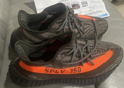 Adidas Yeezy Boost 350 V2 Beluga Size 12 Gray Orange Sneakers Shoes