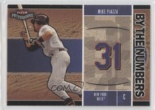 2004 Fleer Patchworks By the Numbers Mike Piazza #3BN HOF 0xy0
