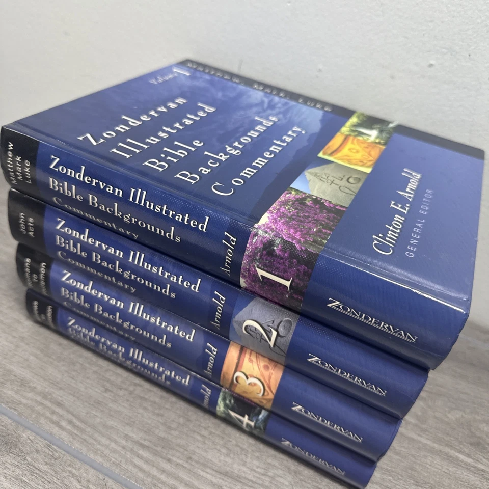 Zondervan Illustrated Bible Background Commentary Volume 1-4 Clean Pages Set - Image 2 of 4