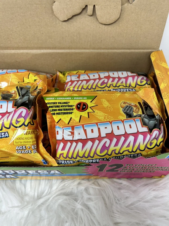 Сумки для фигурок сюрпризов Marvel Deadpool серия 2 Chimichanga в коллекционной коробке 12 - Изображение 3 из 3