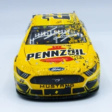 AUTOGRAPHED JOEY LOGANO 2019 LAS VEGAS WIN RACED VERSION PENNZOIL 1/24 ARC W/COA