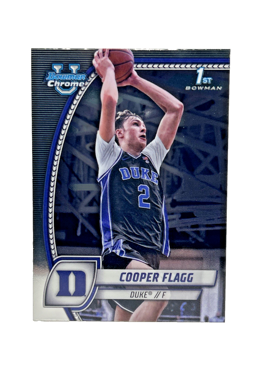 COOPER FLAGG 2025 Topps BOWMAN CHROME U #16 1ST BOWMAN - Duke All 