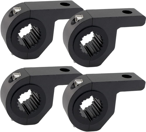 Motorcycle Mounting Bracket 4Pcs 0.75" 1" 1.25" Horizontal Bull Bar Mounting Bra - 第 10/12 張圖片