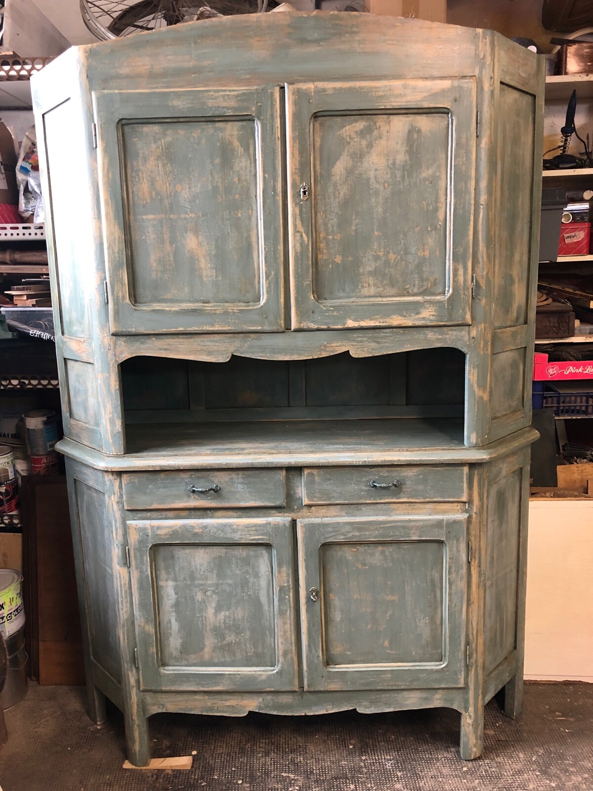 CREDENZA CON ALZATA ARTE POVERA Le Migliori Offerte Ora