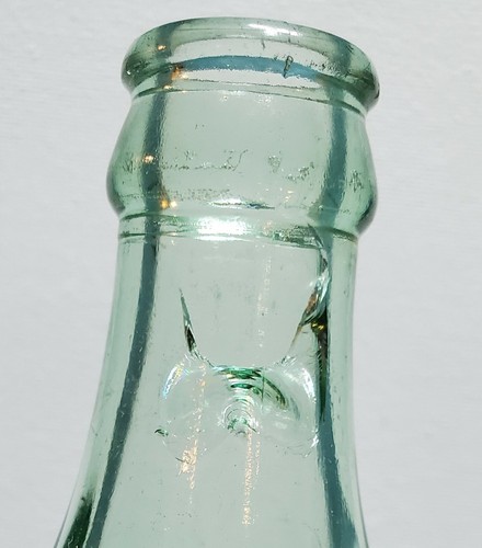 Vtg Green Hobble Skirt Printed Coke Coca-Cola Bottle 6 1/2 FL. OZ. BALTIMORE MD - Picture 5 of 7