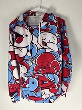 THE ODD 1s OUT YOUTH Extra Large XL Allover Print Hoodie Sweatshirt James Pocket