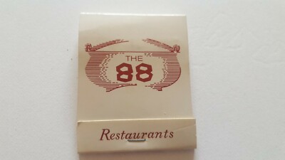 Matchbook The 88 Restaurants mult.locations N.H.. Missing some matches     Z3