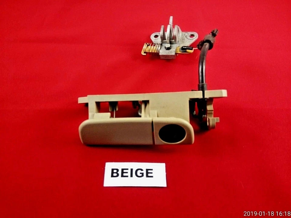 Cadillac Deville 2001-2005 guantera cierre compartimento manija palanca beige Foto 3 de 4