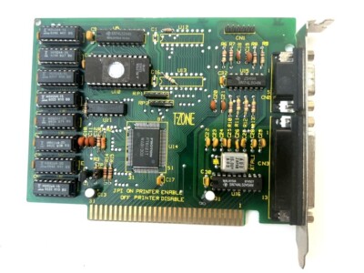 Proton PT6121T ISA 8bit 64kB DRAM 9 pin D sub, LPT Printer & Video Card !