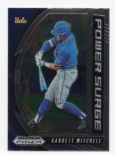 2020 Panini Prizm Draft Picks Baseball Power Surge Garrett Mitchell Insert Card 