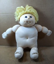 1984 MN Thomas ~ Cabbage Patch Doll ~ 17" Doll ~ Blonde Hair, Blue Eyes