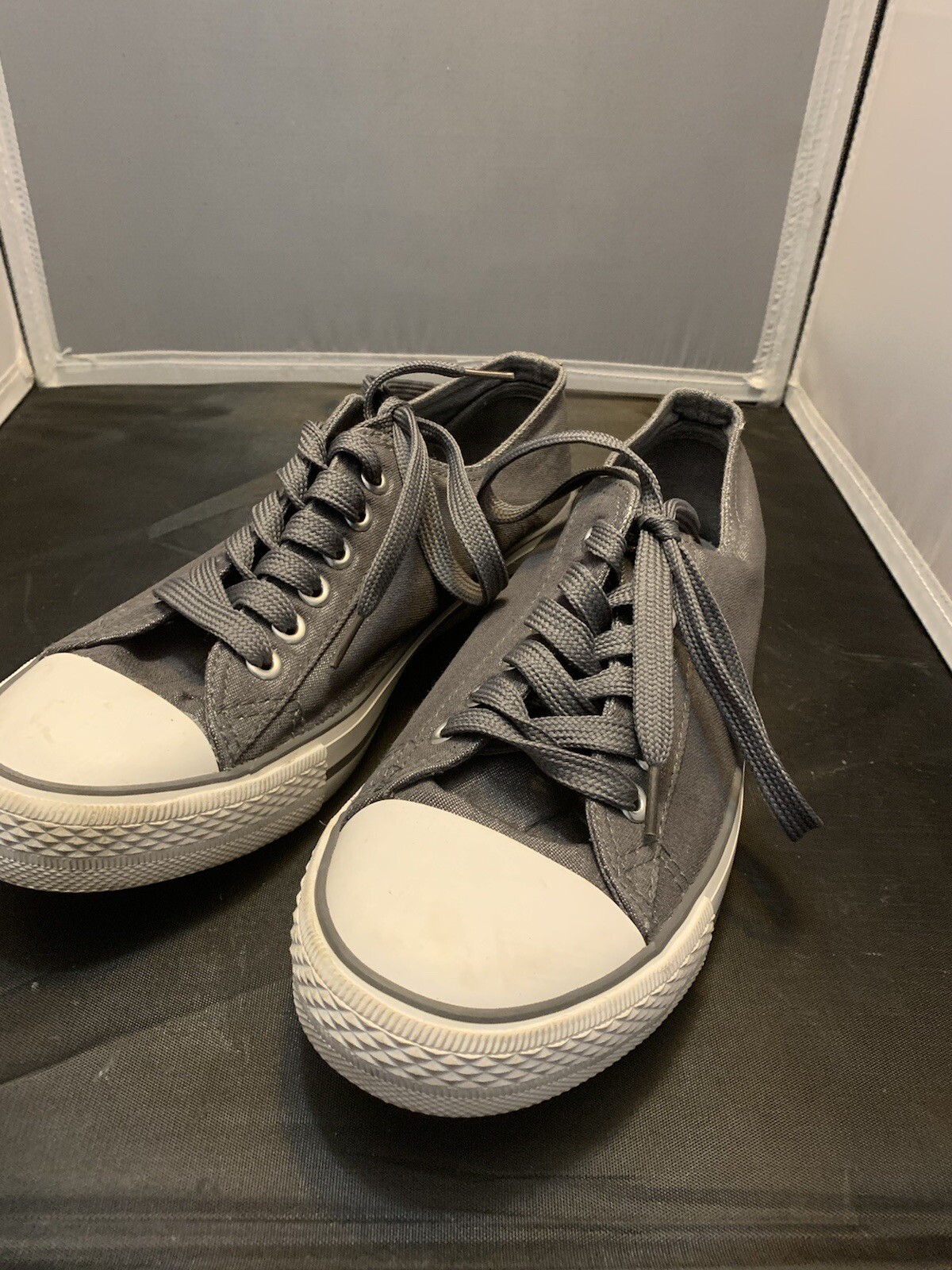 Falls Creek women’s Grey canvas shoe size 7 medium eBay