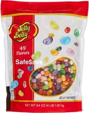4 POUNDS Jelly Belly Jelly Beans 49 Fresh Gourmet Flavors 64 oz Bag  08/2026
