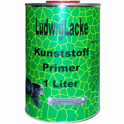 Kunststoffprimer 1 LITER Grundierung für Kunststoff lackieren Stossstangen Ludwi
