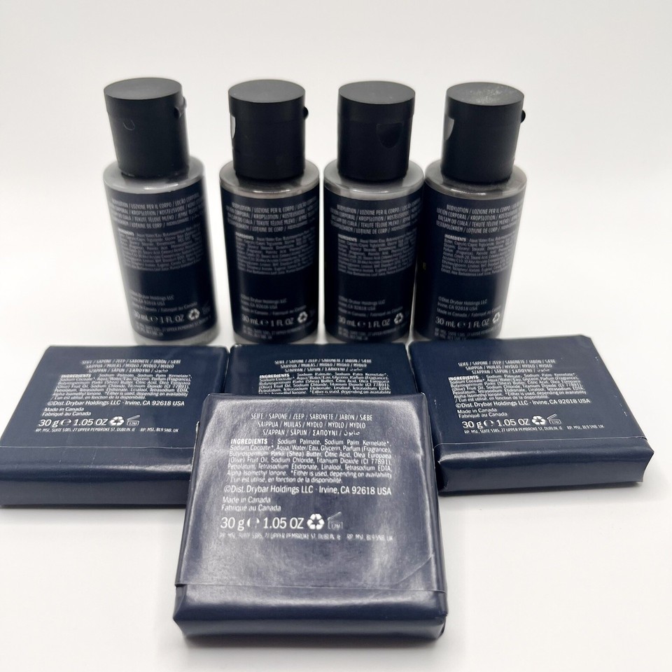 (4) DRYBAR Body Bar Soap (4) Replenishing Body Lotion TRAVEL SIZE Aloft Hotels eBay
