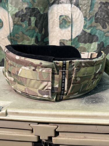 Crye Precision Large AVS Low Profile Multicam Molle Battle Belt With Insert