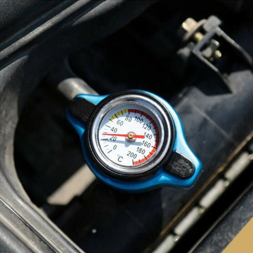 1.1 bar Small Head Universal Car Thermost Radiator Cap Water Temp Gauge Cover - Foto 8 di 9