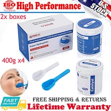 4x 400g Dental Putty Fast / Regular Set Hydrophilic VPS Impression Material Mint