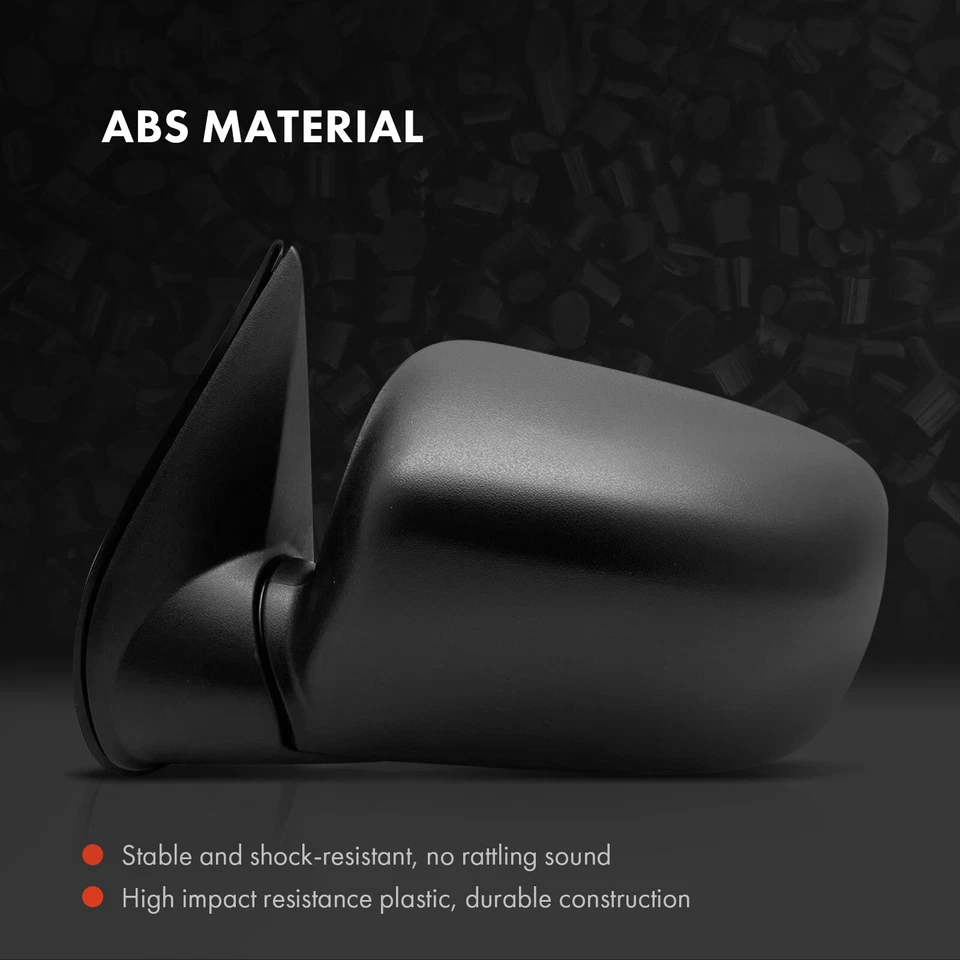 Espejo retrovisor manual negro para conductor y pasajero para Chevy Colorado 2004-2012 GMC Canyon Foto 3 de 4