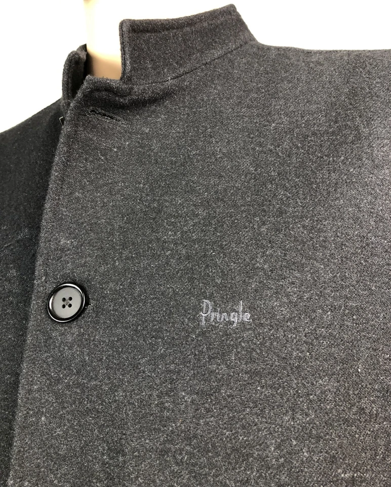 PRINGLE OF SCOTLAND - Wool Vest Dark Gray/ Black - US 42, EUR 52 - Image 4 of 4