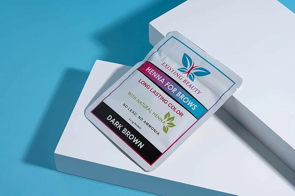 Dark Brown Eyebrow Henna for Eyebrow Color- Henna Brow Tint Kit 3 pack - Image 4 of 4