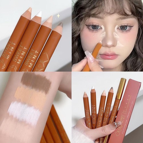 Double-ended Contouring Pen Face Brightening Corrector Nose Shadow Stick#