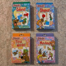 Scooby-Doo Flash Card Games Ages 2-5  Lot of 4 