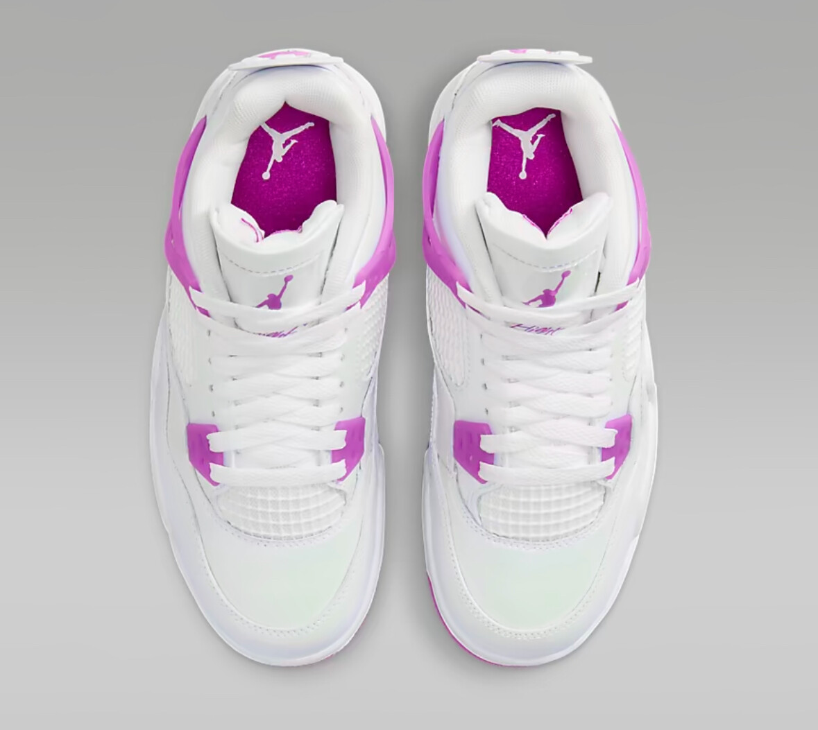 Air Jordan 4 Retro GS 4Y ホワイト/パープル Nike Air Jordan 4 Retro GS White Violet Purple 487724-108