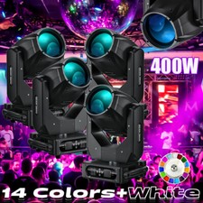 400W LED Moving Head Light RGBW Gobo Beam Stage Spot Lighting DJ Disco Show DMX