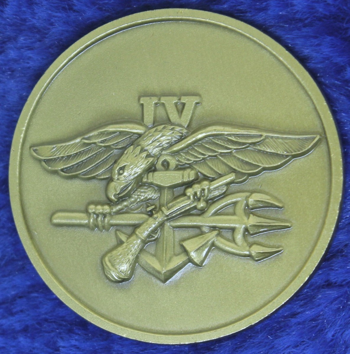 USN DEVGRU Seal Team 4 Combined Mission Challenge Coin KJ-3 USN DEVGRU Seal Team 4 Combined Mission Challenge Coin KJ-3