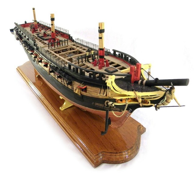 Model Shipways 1/76 USF Essex MS2041 HUGE Wood Ship Plankonbulkhead