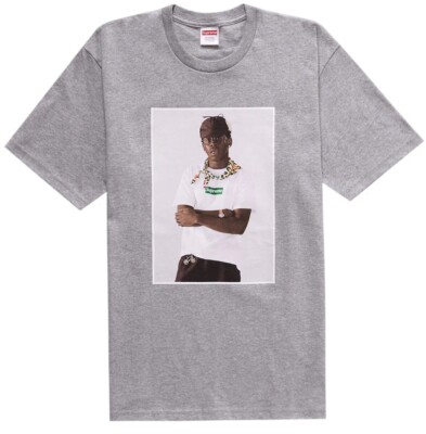 Supreme Tyler The Creator T-Shirt Heather Grey Small IN HAND NEW  