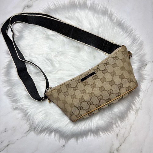 GUCCI GG Canvas shoulder bag handbag USED