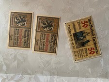 3 Notgeldscheine Notgeld Scheine