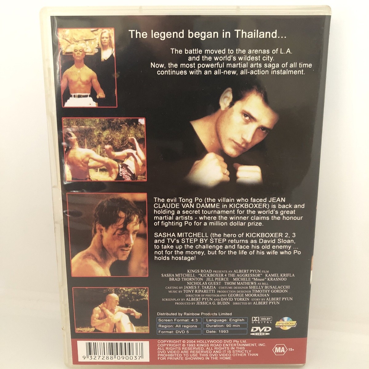 The Kickboxer 4 - Aggressor DVD Sasha Mitchell Free Postage | eBay
