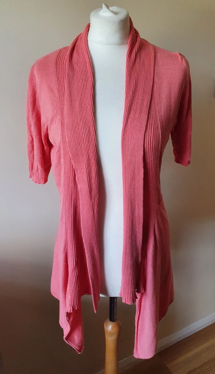 Coral short sleeve clearance cardigan