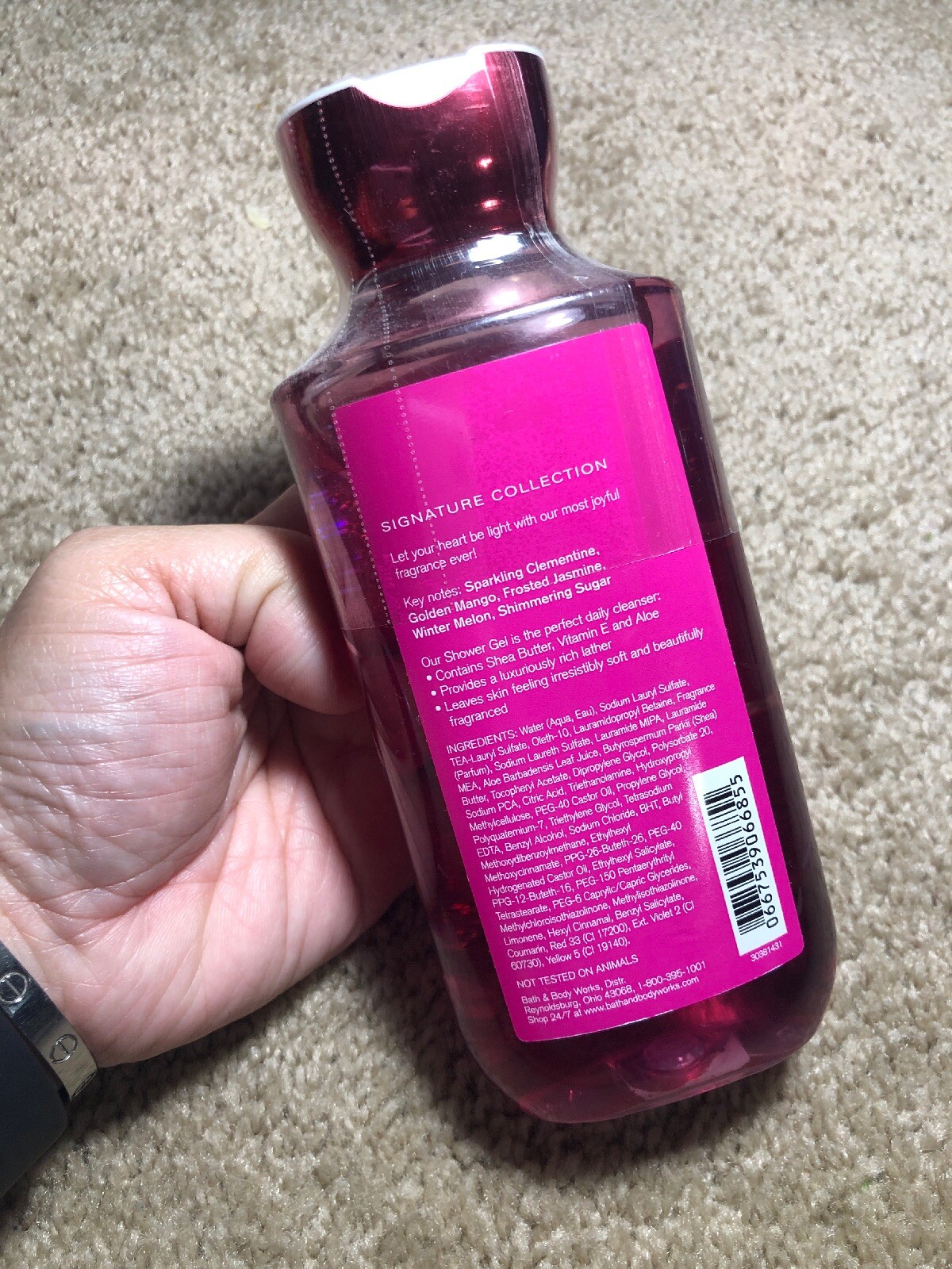 1 BE JOYFUL Shower Gel 10oz FULLSIZE Bath and Body Works Wash Sealed