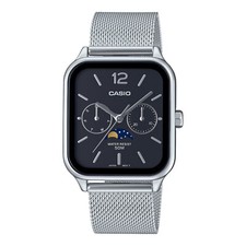 Orologio CASIO Da Uomo MTP-M305M-1A FASI LUNARI analogico Acciaio Rettangolare