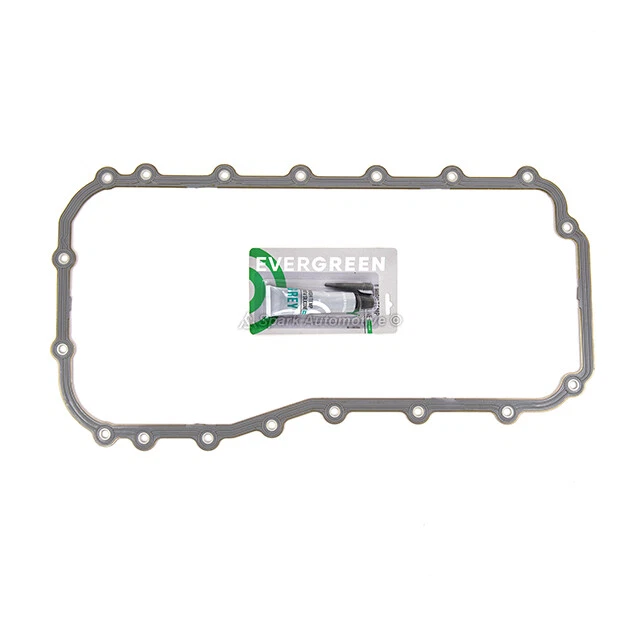 Junta de cárter de aceite compatible con 90-11 Chrysler Dodge Eagle Jeep Volkswagen 3,3 L 3,8 CGUA Foto 2 de 2
