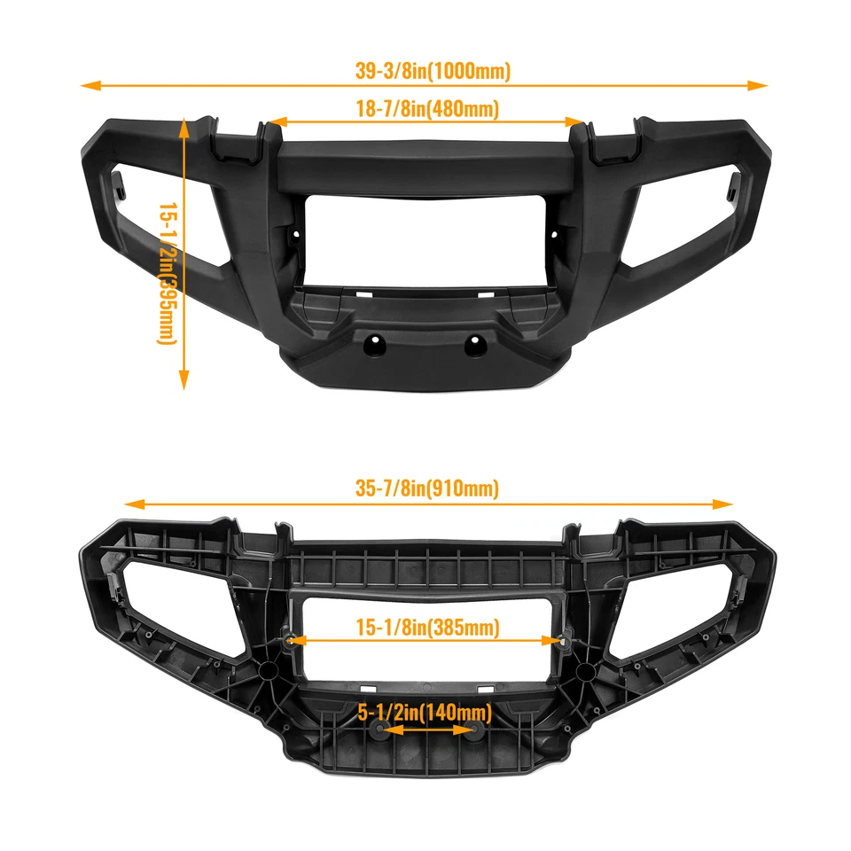 Protector de parachoques delantero KUAFU para Polaris Sportsman 500 700 800 X2 Touring 2005-2010 Foto 2 de 4